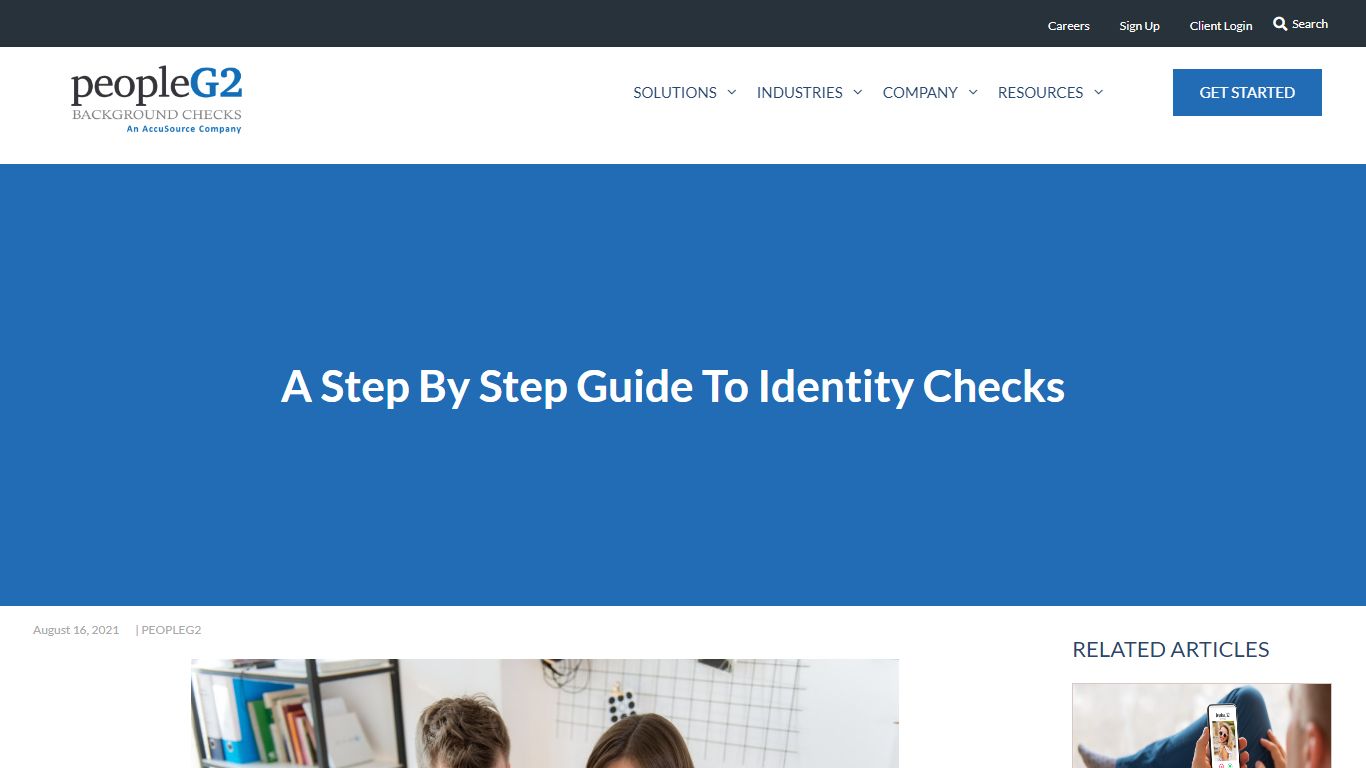Identity Checks: A Step By Step Guide - PeopleG2